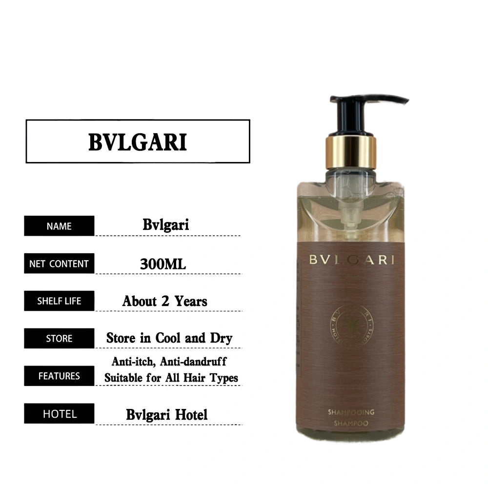 BVLGARI Shampoo &amp; Conditioner &amp; Shower Gel &amp; Hand Lotion Exclusive Series 300ML