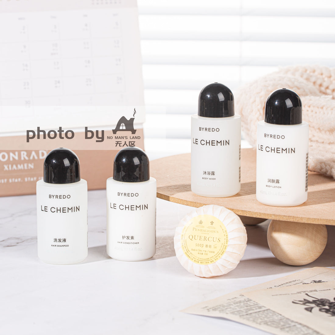 BYREDO LE CHEMIN Shampoo &amp; Conditioner &amp; Shower Gel &amp; Body Lotion Bundle (40ML Each)