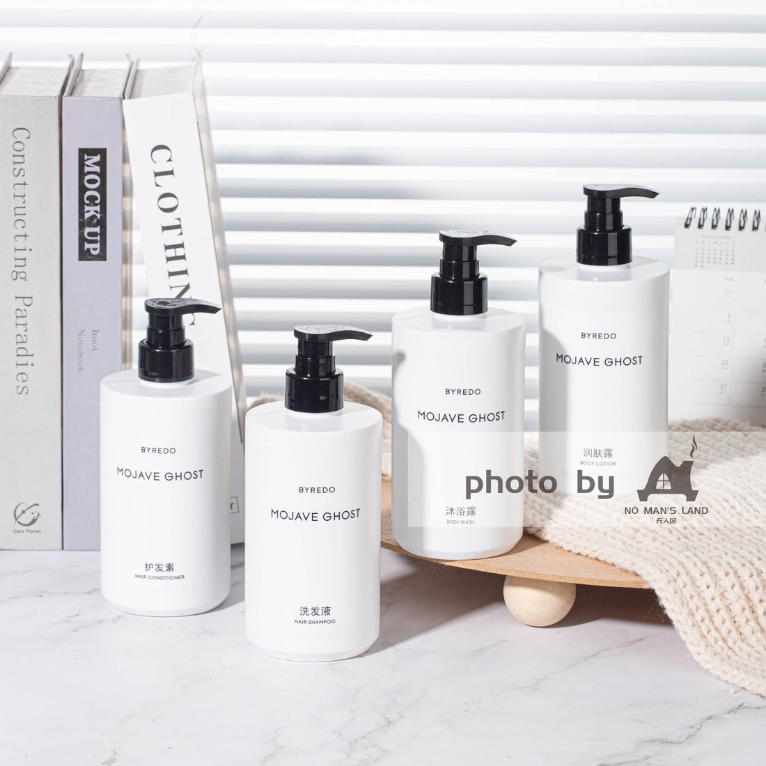 BYREDO MOJAVE GHOST Shampoo & Shower Gel & Conditioner & Body Lotion 450ML