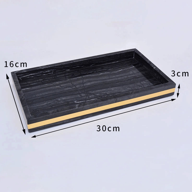 Black Marble and Brass Bathroom Collection