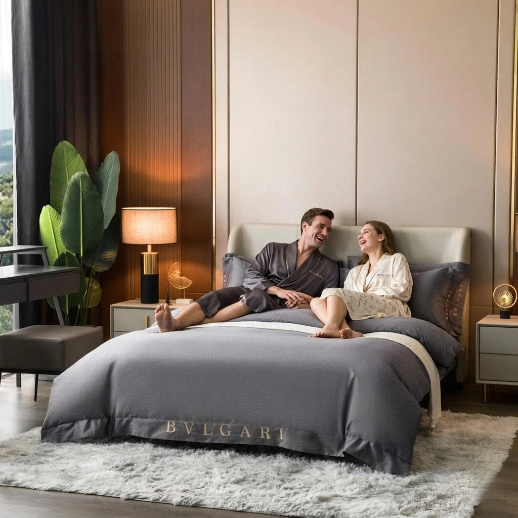 불가리 호텔 4피스 침구 세트