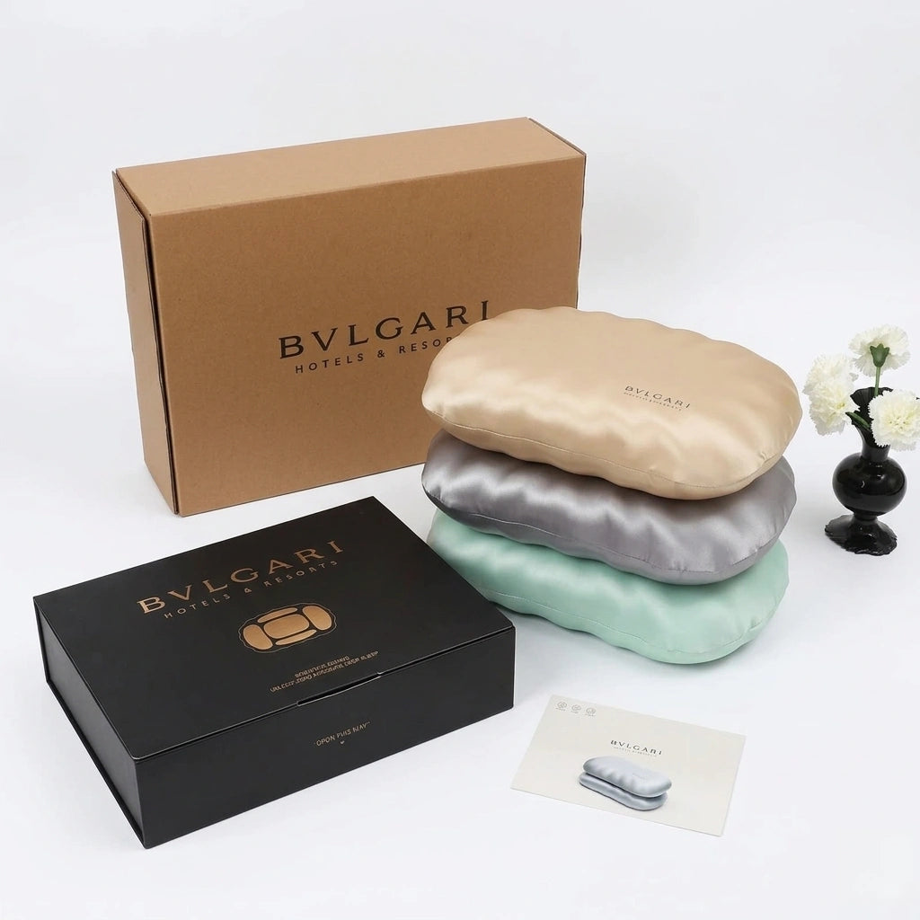 Luxury Hotel Bedding | Bvlgari Shell Pillow