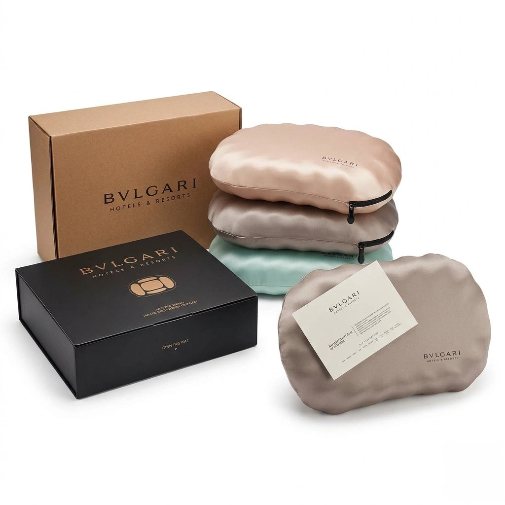 Bvlgari Hotel Shell Pillow | Luxury Bedding