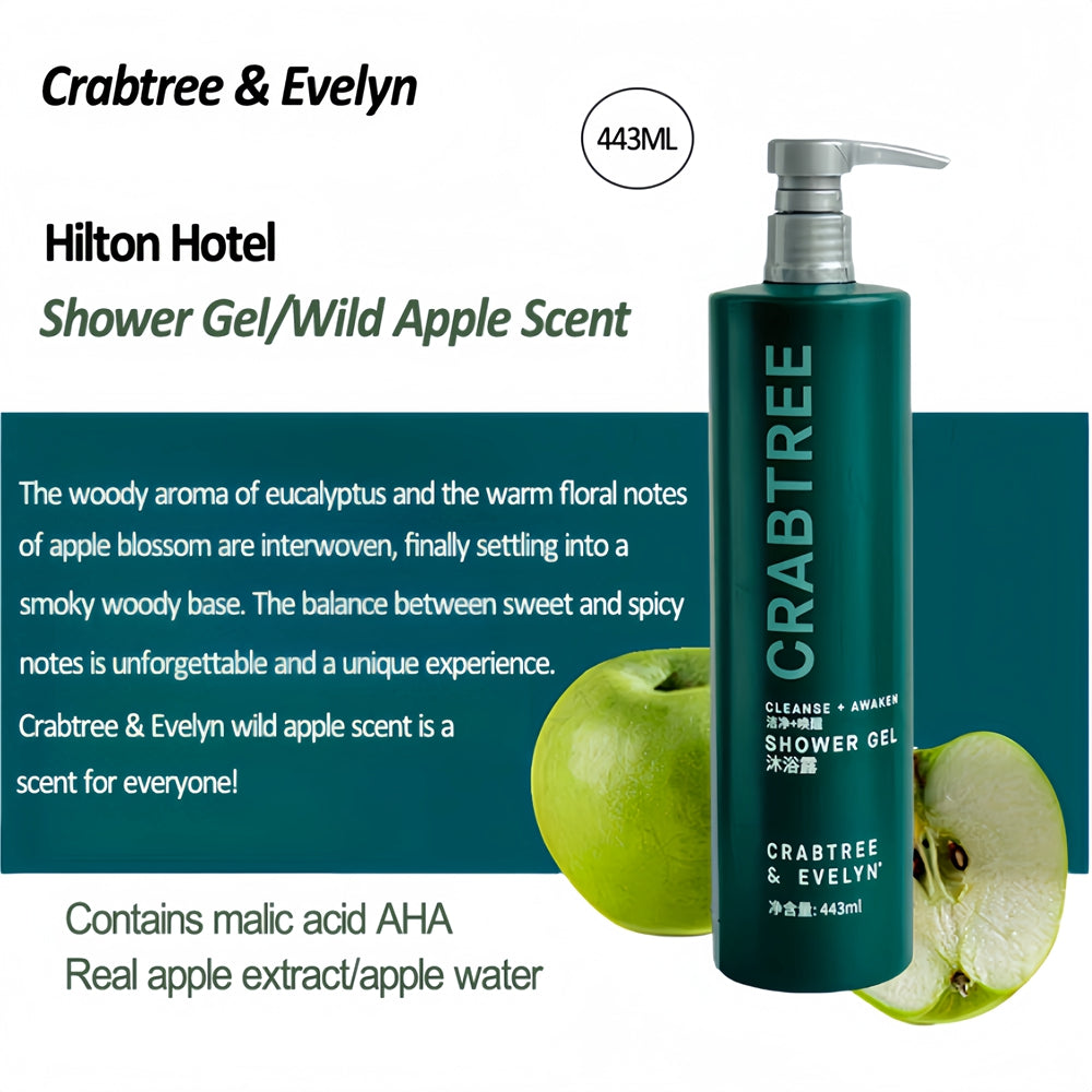 Hilton Hotel Shower Gel 443ML | CRABTREE &amp; EVELYN