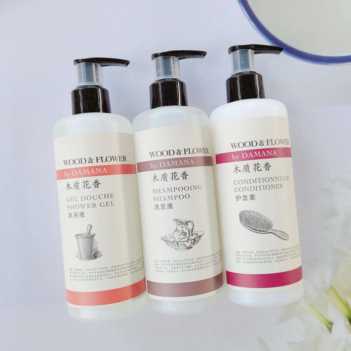 DAMANA Shampoo or Conditioner or Shower Gel or Body Lotion or Hand Wash 300ML