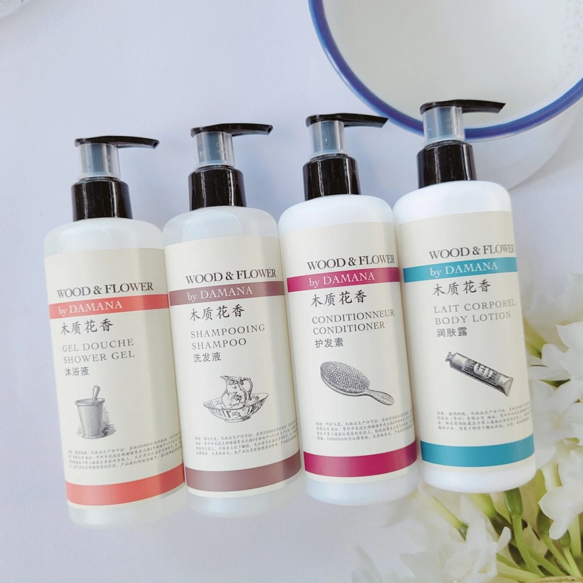 DAMANA Shampoo or Conditioner or Shower Gel or Body Lotion or Hand Wash 300ML