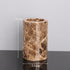 Dark Emperador Marble and Brass Bathroom Collection