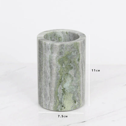 Emerald Green Marble and Brass Bathroom Collection