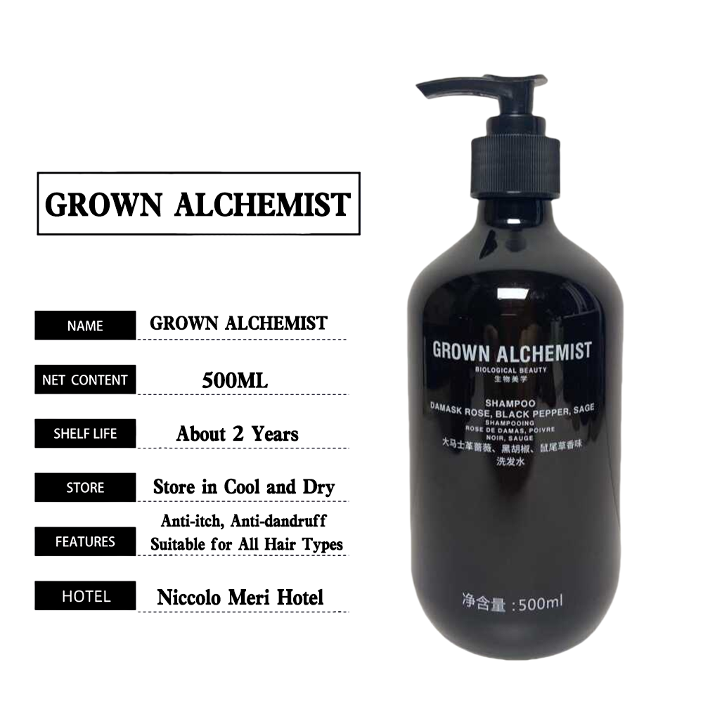 GROWN ALCHEMIST Shampoo &amp; Conditioner &amp; Body Lotion &amp; Shower Gel 500ML