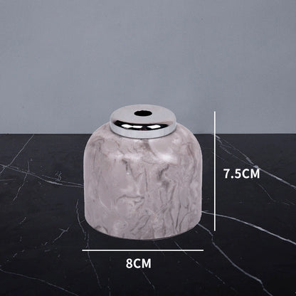 Gray Marble and Brass Bathroom Collection