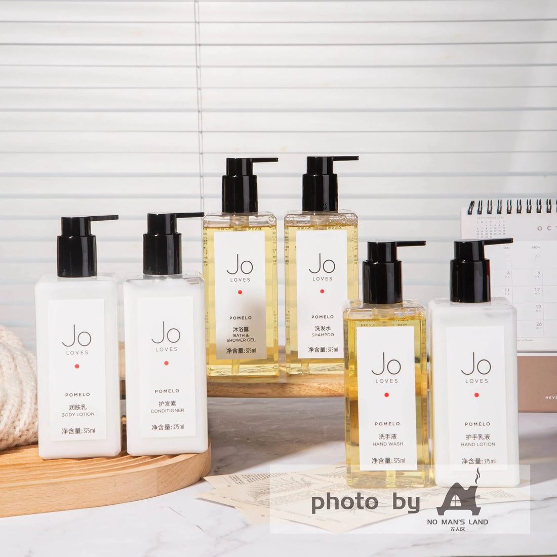 6 bottles of JO-LOVES-POMELO toiletries