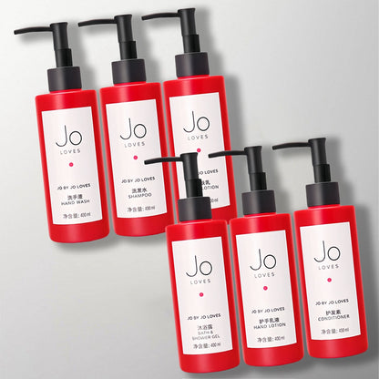JO LOVES Shampoo &amp; Conditioner &amp; Body Lotion &amp; Shower Gel &amp; Hand Wash &amp; Hand Lotion Bundle 400ML Each