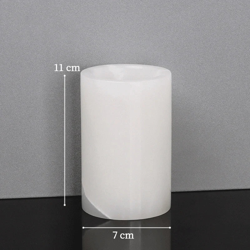 Jade White Marble and Brass Bathroom Collection