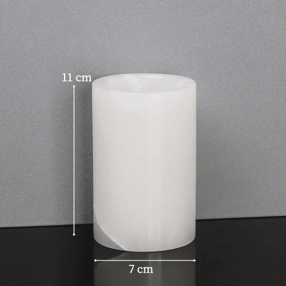 Jade White Marble and Brass Bathroom Collection