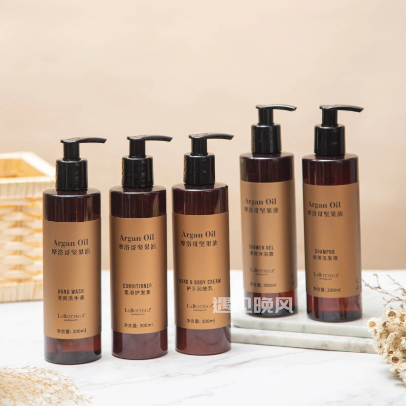 LABOTTEGA Shampoo &amp; Conditioner &amp; Shower Gel &amp; Hand Body Cream &amp; Hand Wash 300ML