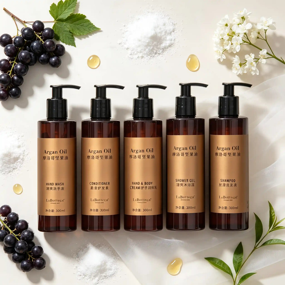 LABOTTEGA Shampoo or Conditioner or Shower Gel or Hand Body Cream or Hand Wash 300ML