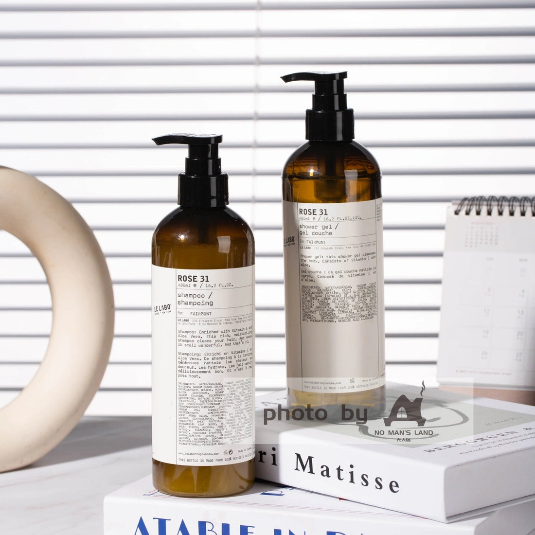 Fairmont Hotel Shampoo or Shower Gel or Conditioner or Body Lotion 480ML | LE LABO ROSE31