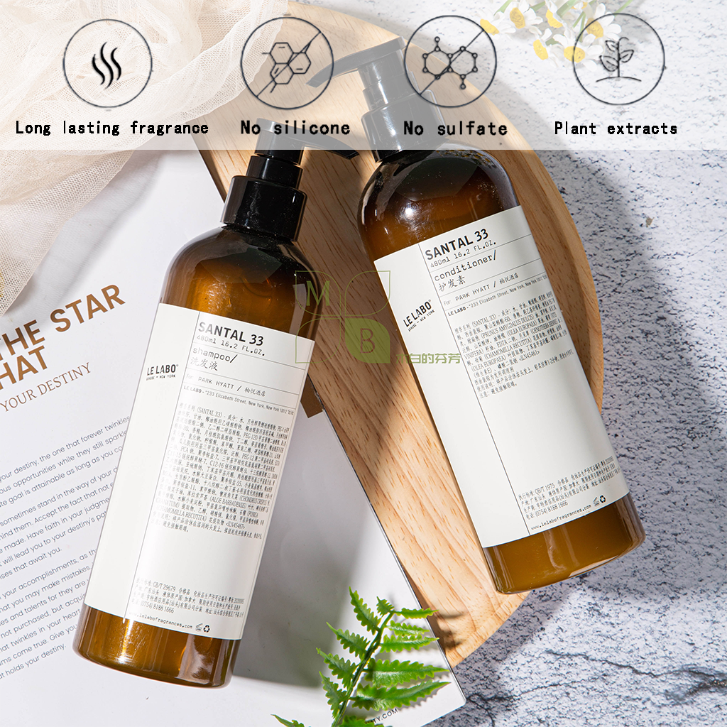 LE LABO SANTAL 33 Shampoo &amp; Conditioner &amp; Body Lotion &amp; Shower Gel &amp; Hand Wash 480ML