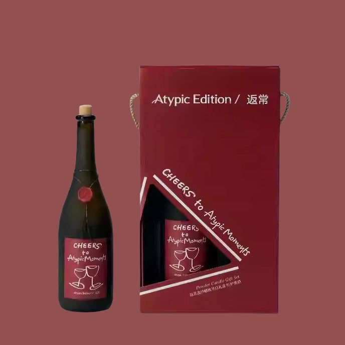 Luxury Wine Bottle Sand Candle