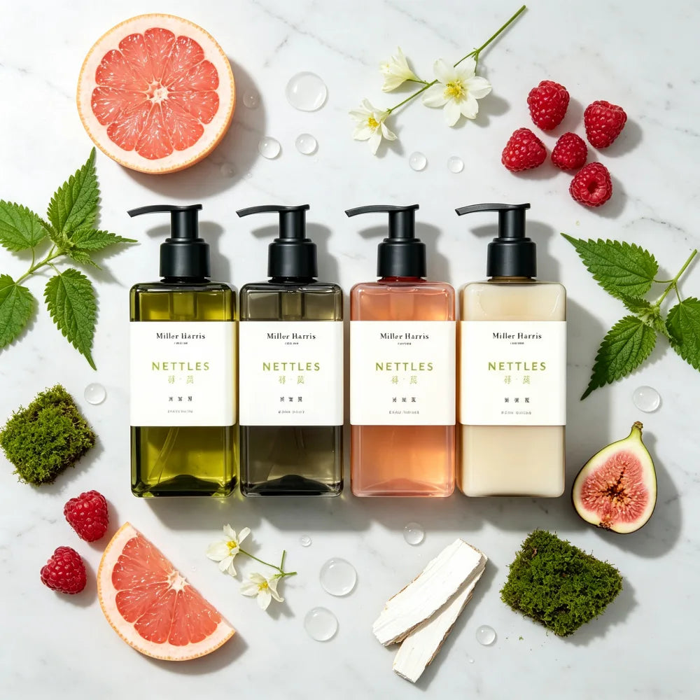 MILLER HARRIS Shampoo &amp; Spülung &amp; Körperlotion &amp; Duschgel &amp; Handseife 295 ml 