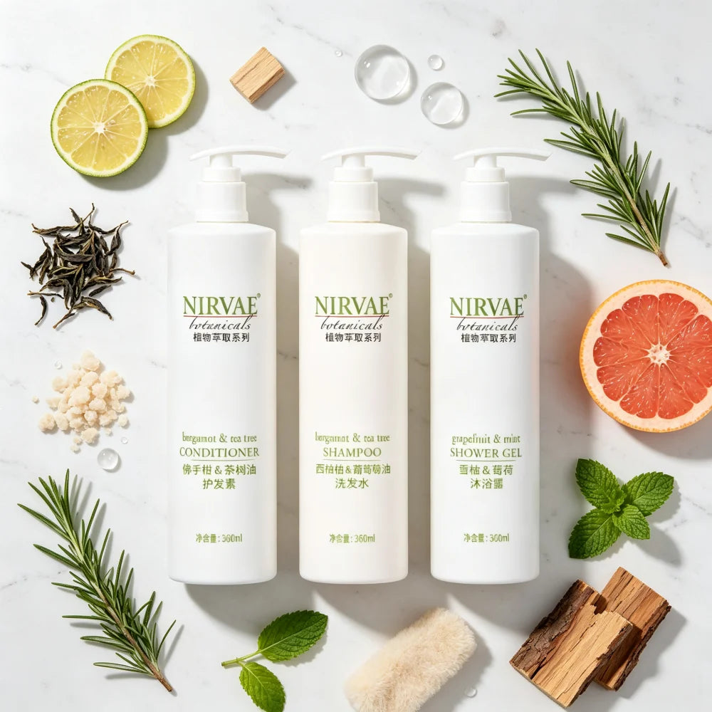 NIRVAE BOTANICALS Shampoo or Conditioner or Shower Gel 360ML
