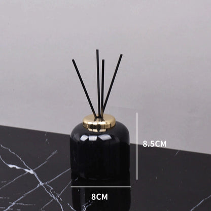 Nero Marquina Marble and Brass Bathroom Collection