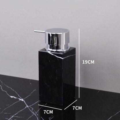 Nero Marquina Marble and Brass Bathroom Collection