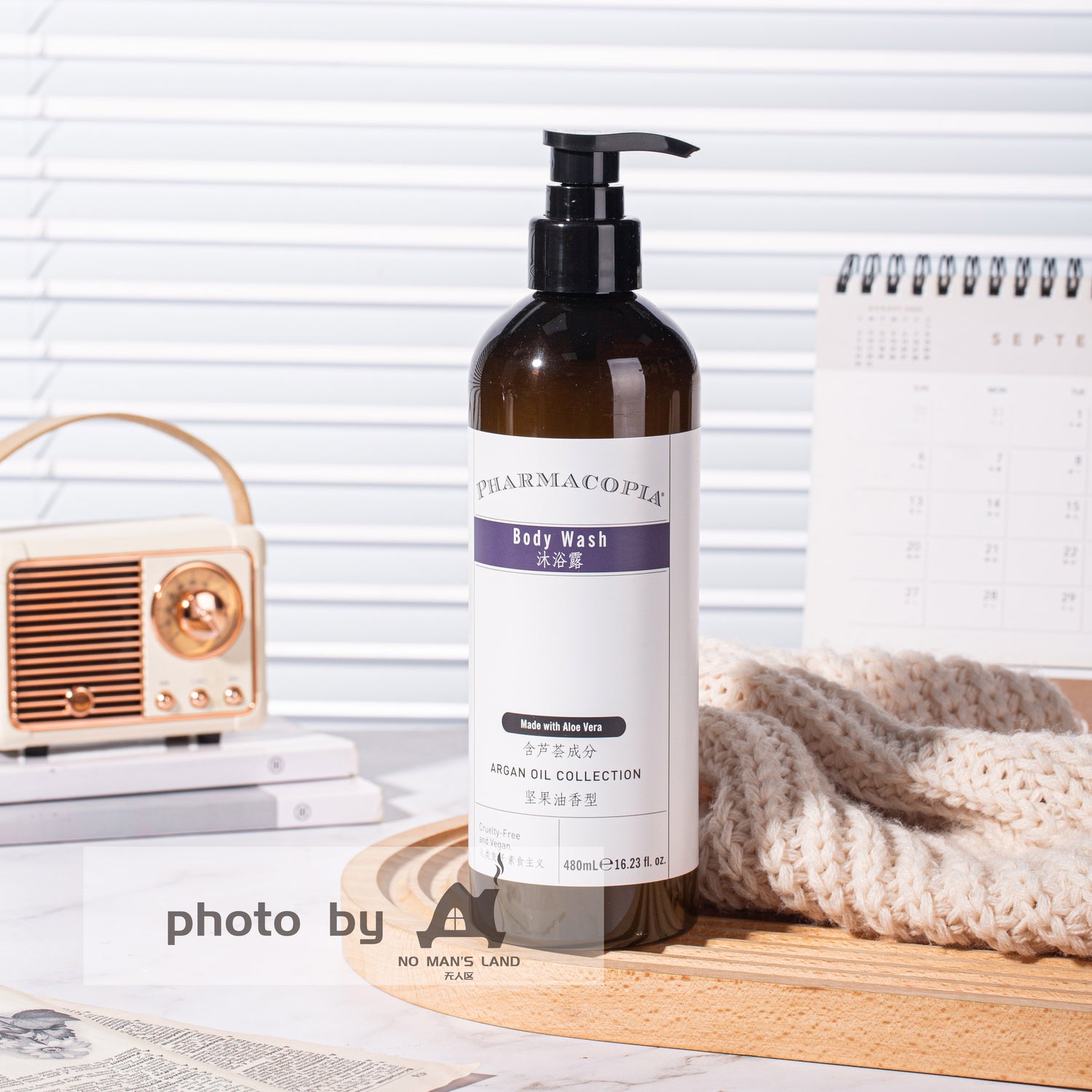 PHARMACOPIA Shampoo &amp; Conditioner &amp; Shower Gel 480ML