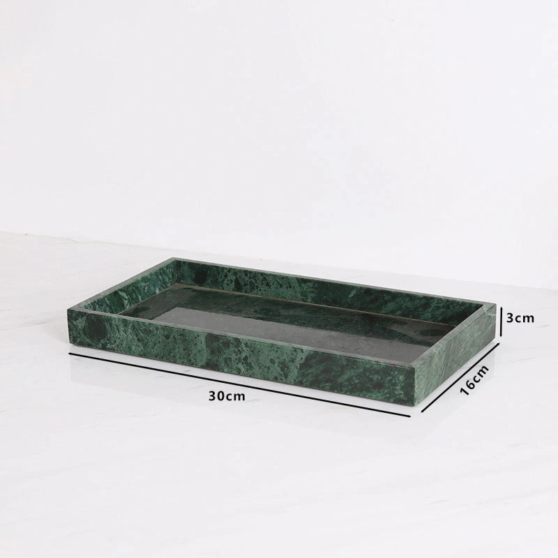 Peacock Green Marble and Brass Bathroom Collection