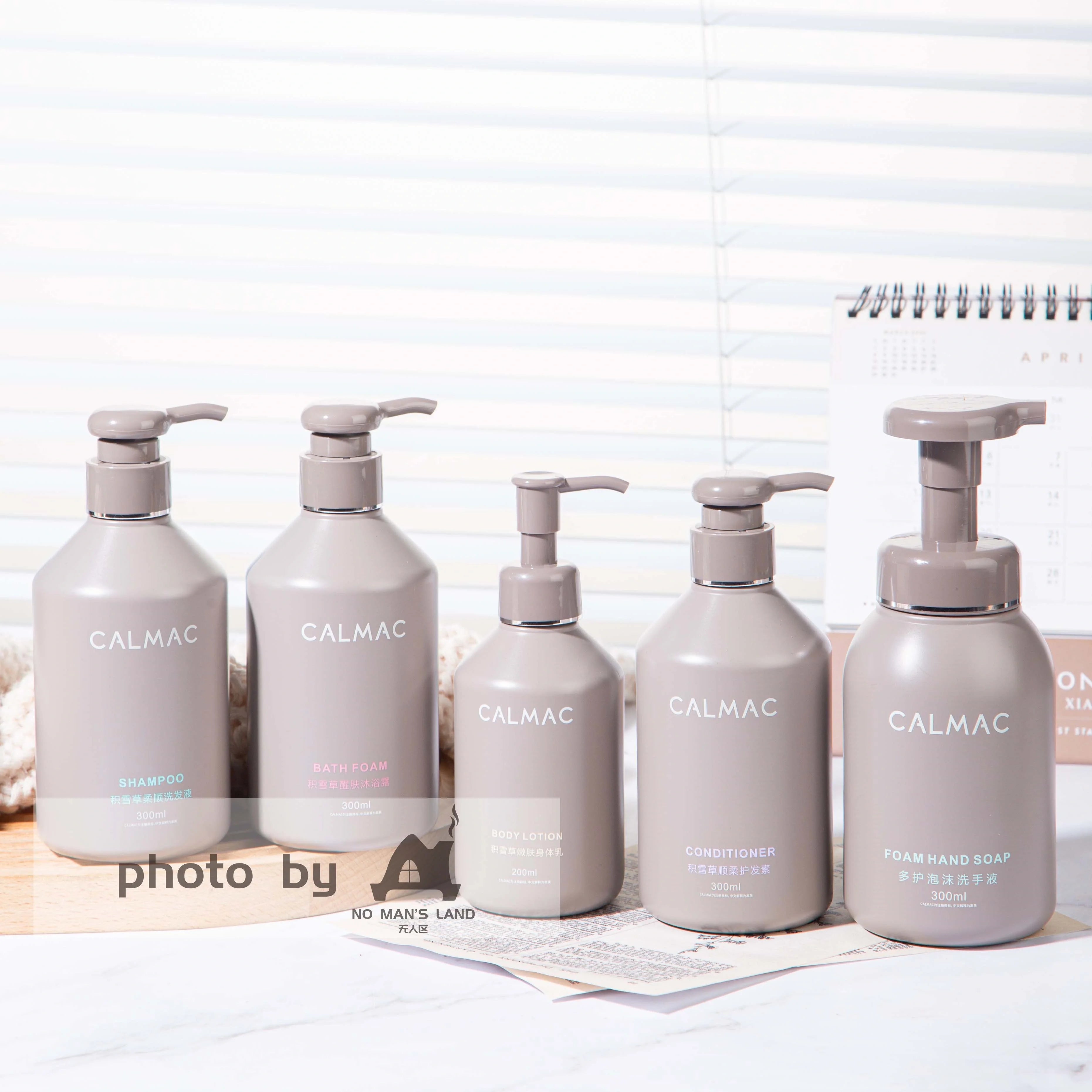 CALMAC Shampoo &amp; Conditioner &amp; Body Lotion &amp; Shower Gel &amp; Hand Wash 300ML