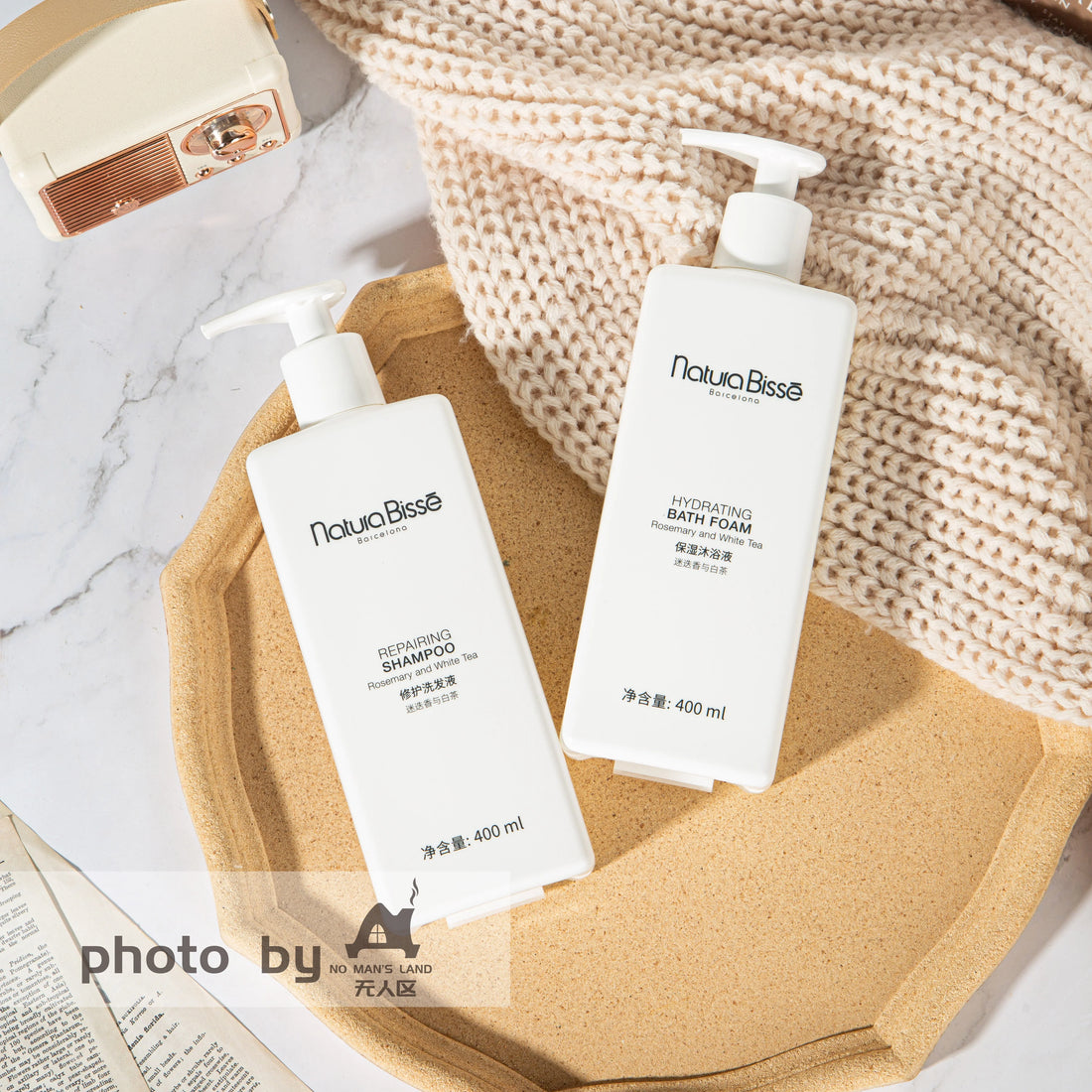 Natura Bisse Shampoo &amp; Conditioner &amp; Body Lotion &amp; Shower Gel 390ML