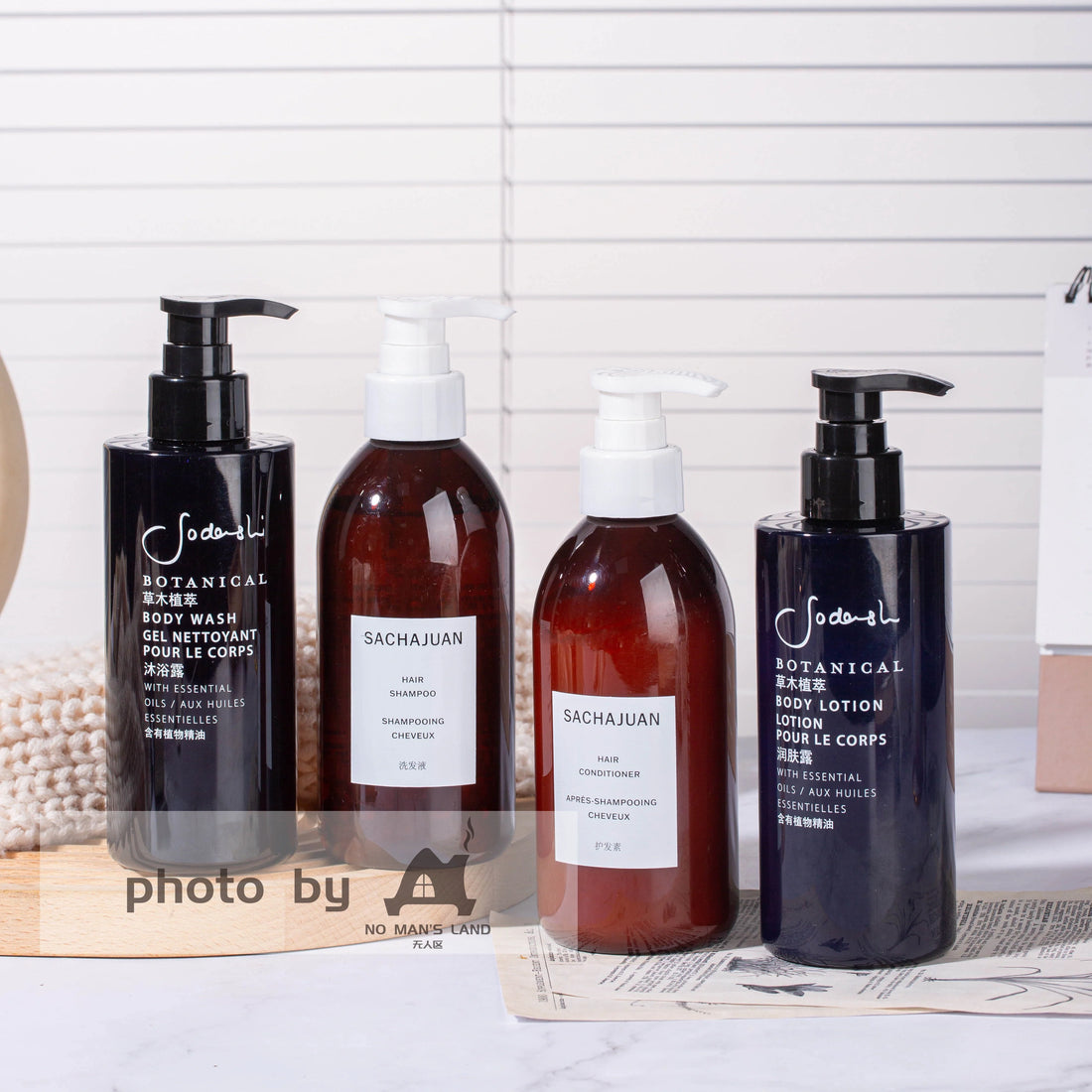 SACHAJUAN Shampoo &amp; Conditioner &amp; Shower Gel &amp; Body Lotion 300ML