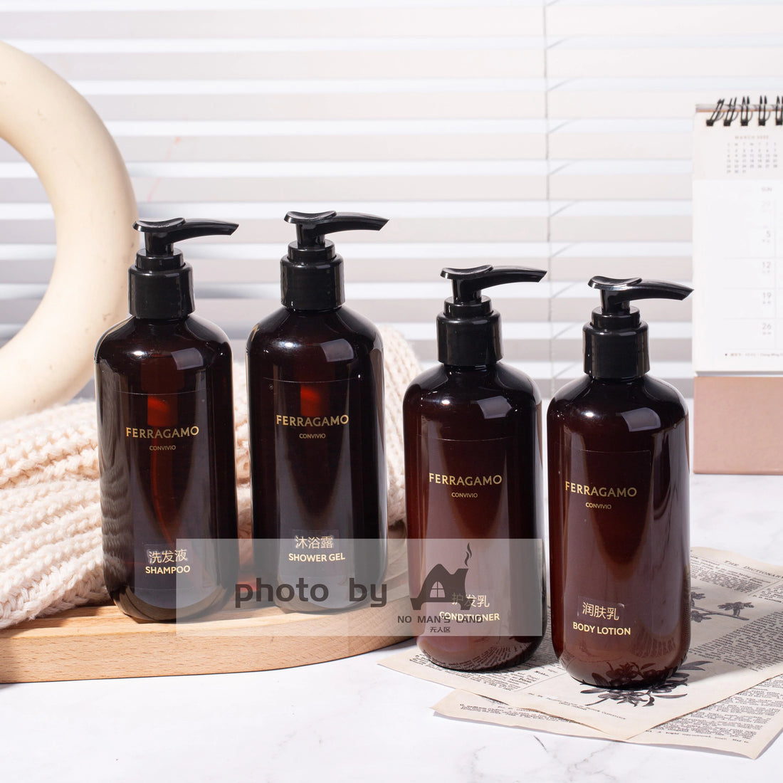 FERRAGAMO Shampoo &amp; Conditioner &amp; Body Lotion &amp; Shower Gel 280ML