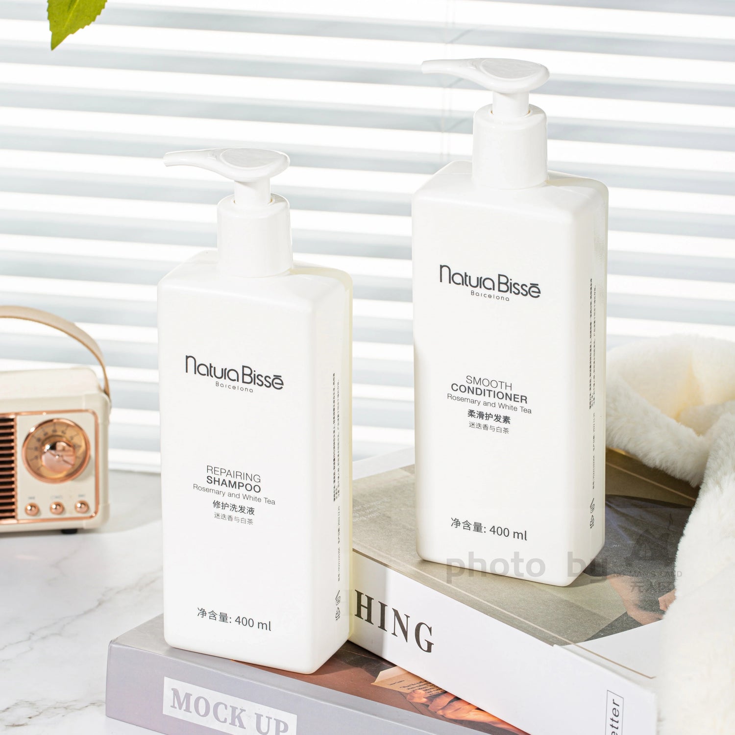 Natura Bisse Shampoo &amp; Conditioner &amp; Body Lotion &amp; Shower Gel 390ML
