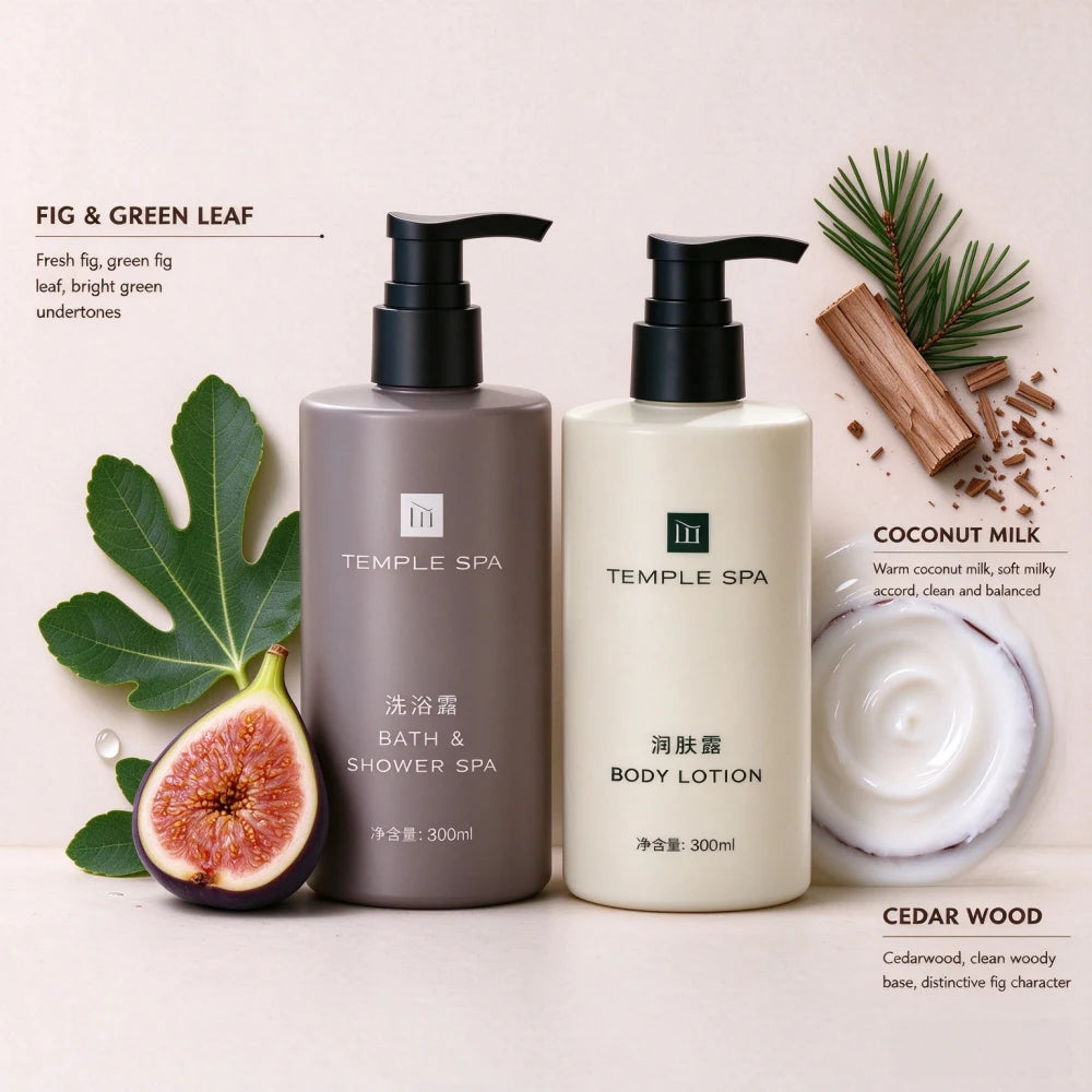 Temple Spa Shampoo or Shower Gel or Conditioner or Body Lotion or Hand Wash 300ML
