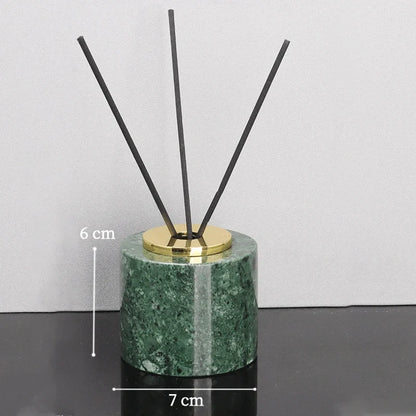 Verde Guatemala Marble and Brass Bathroom Collection