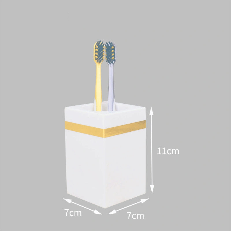 Volakas Classic Marble and Brass Bathroom Collection