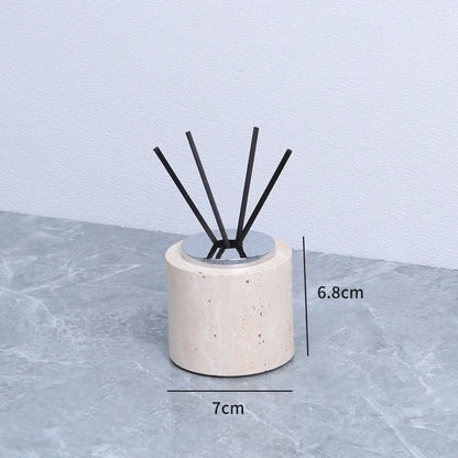 Yellow Marble and Brass Bathroom Collection