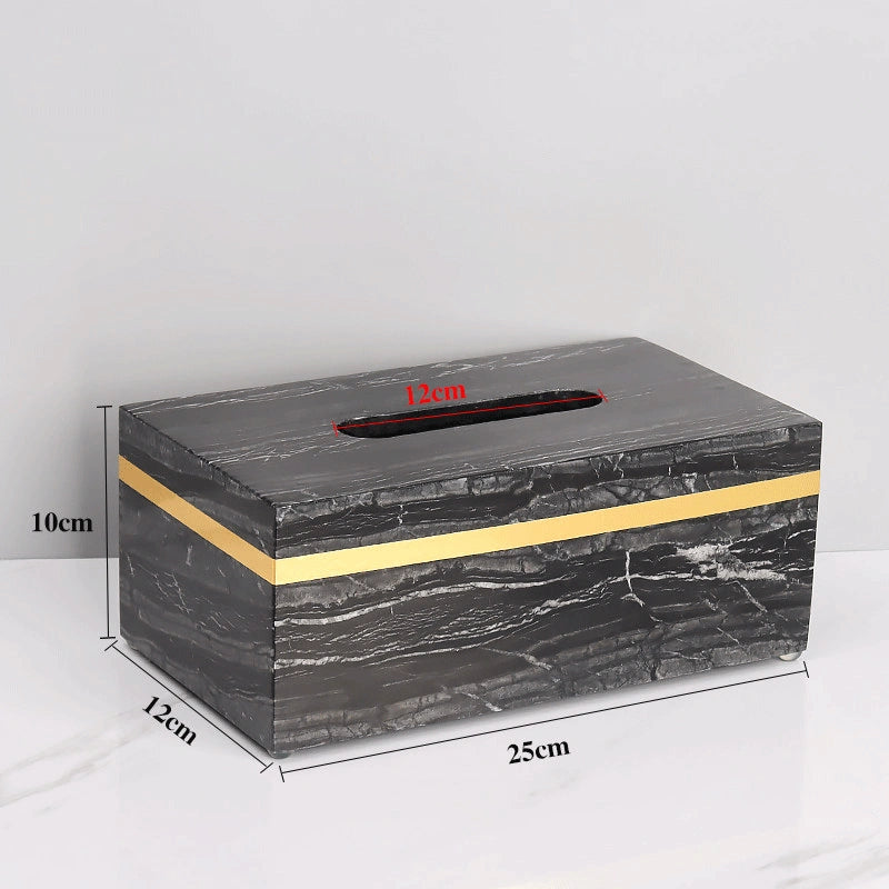 Zebra Black Marble and Brass Bathroom Collection