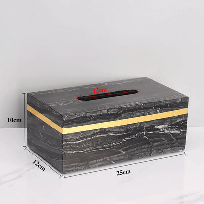 Zebra Black Marble and Brass Bathroom Collection