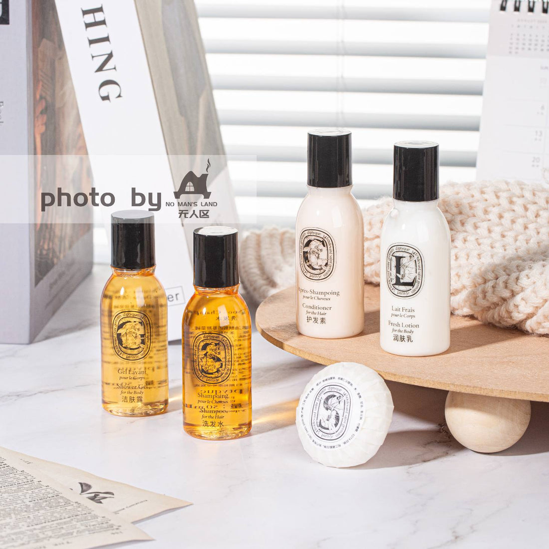 DIPTYQUE Shampoo & Conditioner & Shower Gel & Body Lotion Bundle 50ML Each
